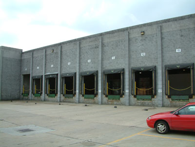 Receiving docks 11 to 18