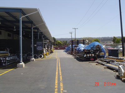 Torrance shipping area