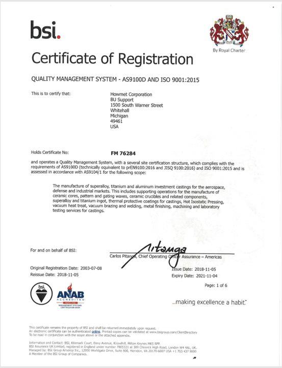 Bsi Certification